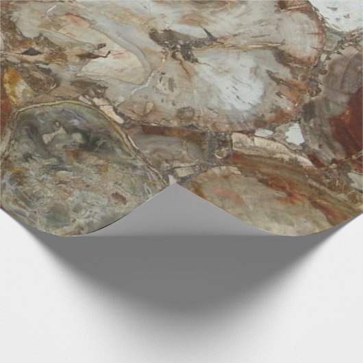 Brown Quartzite Wrapping Paper Geschenkpapier (Ecke)