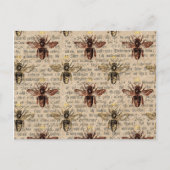 Brown Queen Bee Postkarte (Vorderseite)