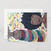 Brown Queens Postkarte (Vorne/Hinten)