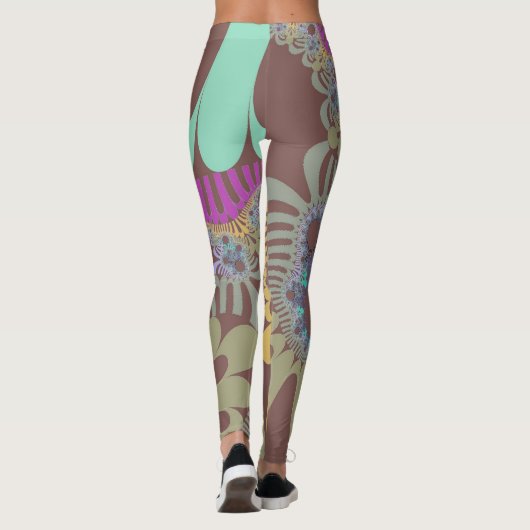 Brown Rainbow Mod Leggings (Rückseite)