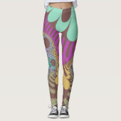 Brown Rainbow Mod Leggings (Vorderseite)