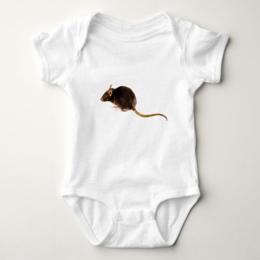 Brown-Ratte Baby Strampler (Vorderseite)