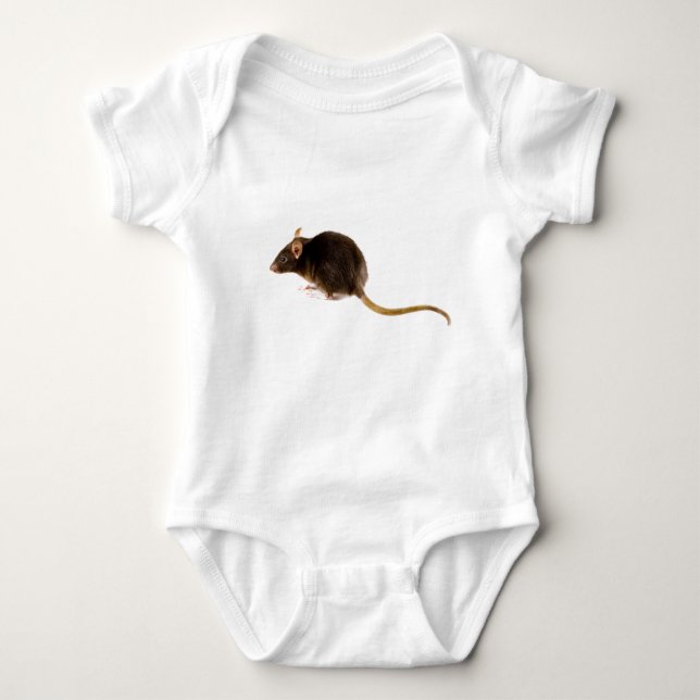 Brown-Ratte Baby Strampler (Vorderseite)