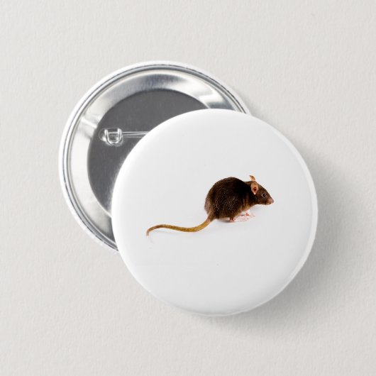 Brown-Ratte Button (Vorne & Hinten)