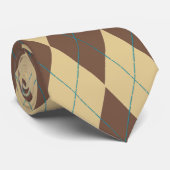 Brown-Raute Krawatte (Gerollt)