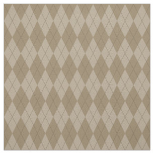 Brown-Rauten-Muster-Gewebe Stoff