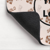 Brown Real Anwesen Geschäftsmodell Mousepad (Ecke)