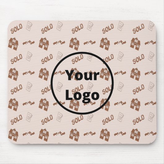 Brown Real Anwesen Geschäftsmodell Mousepad (Vorne)