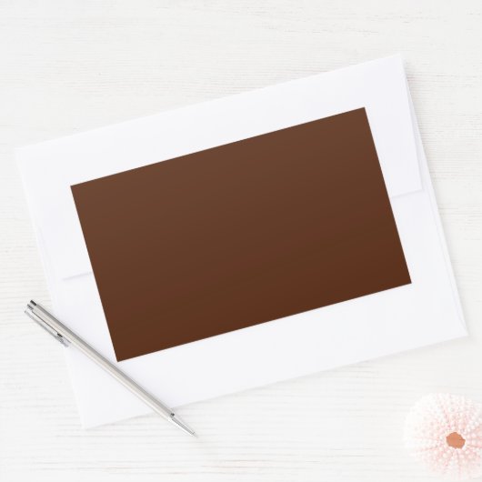 Brown Rectangle Sticker (Umschlag)