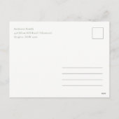 Brown Red Circle Foto Poinsettia Frohe Weihnachten (Rückseite)