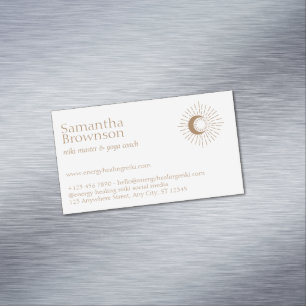 Brown Reiki Master Magnetische Visitenkarte