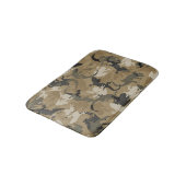 Brown Reptile Camouflage Bath Mat Badematte (Schrägansicht)