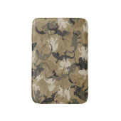 Brown Reptile Camouflage Bath Mat Badematte (Vorderseite Vertikal)