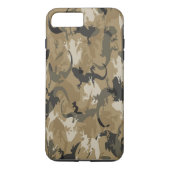 Brown Reptile Camouflage iPhone 7 Fall Case-Mate iPhone Hülle (Rückseite)