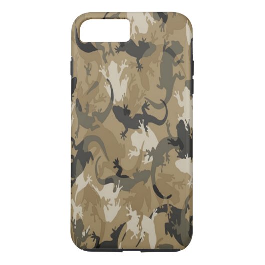 Brown Reptile Camouflage iPhone 7 Fall Case-Mate iPhone Hülle (Rückseite)