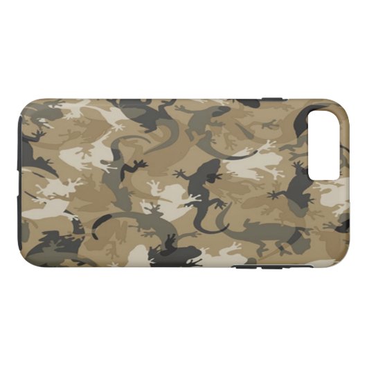 Brown Reptile Camouflage iPhone 7 Fall Case-Mate iPhone Hülle (Rückseite (Horizontal))