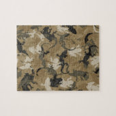 Brown Reptile Camouflage Puzzle (Horizontal)