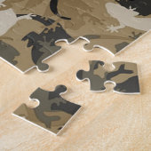 Brown Reptile Camouflage Puzzle (Seite)