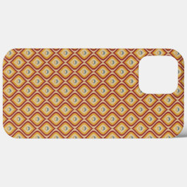 Brown Retro Earthy Wavy Retro Vintag Mitte Jahrhun Case-Mate iPhone Hülle