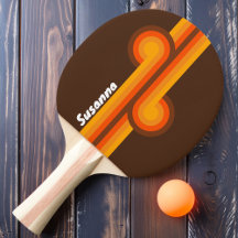 Brown Retro Loops mit Namen