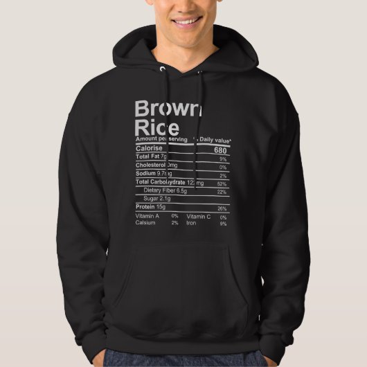 Brown Rice Hoodie (Vorderseite)