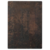 Brown rieb das Leder (Imitat) personalisiert ab Klemmbrett (Rückseite)