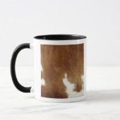Brown-Rindleder-Druck Tasse (Links)