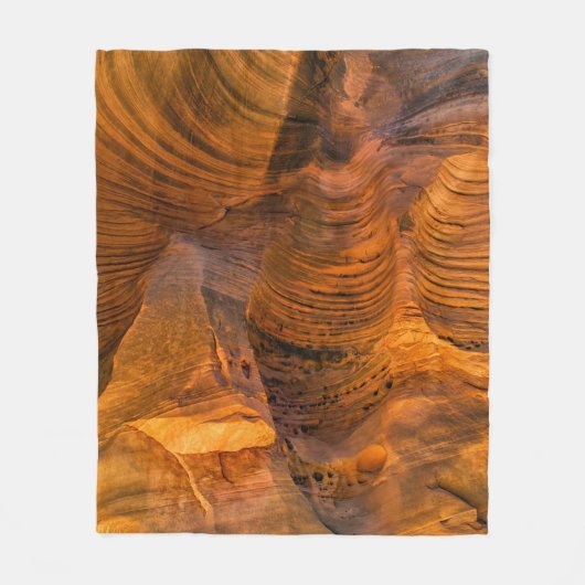 Brown rock formation fleecedecke (Vorderseite)