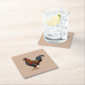 Brown Rooster Untersetzer (Vor Ort)