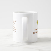 Brown Rorschach Freud Brain Psychologist Mental He Jumbo-Tasse (Rückseite)
