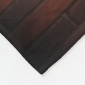 Brown rustic brick stone add name letter year date fleecedecke (Ecke)