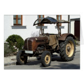 Brown Rusty Tractor (Vorderseite (Horizontal))