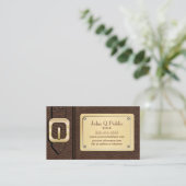Brown Saddlebag Visitenkarte (Stehend Vorderseite)