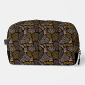 Brown Safari Animal Print Waschbeutel (Vorderseite)