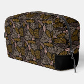 Brown Safari Animal Print Waschbeutel (Rechte Ecke)