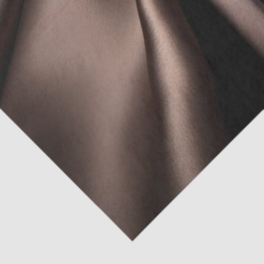 Brown Satin Luxury Seidenpapier (Detail)