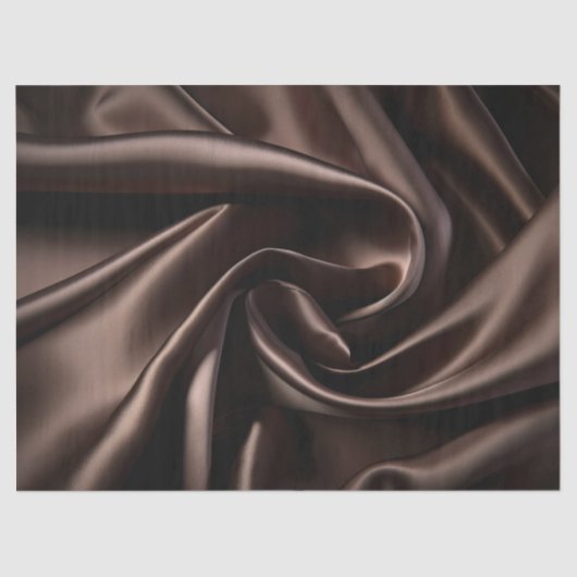 Brown Satin Luxury Seidenpapier (Vorderseite)