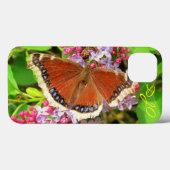 Brown-Schmetterling mit blauen Stellen auf Case-Mate iPhone Hülle (Rückseite (Horizontal))