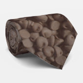 Brown-Schokoladenchip-Krawatte Krawatte (Gerollt)