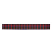 Brown schottisches Tartan-Muster Satinband (Vorderseite)