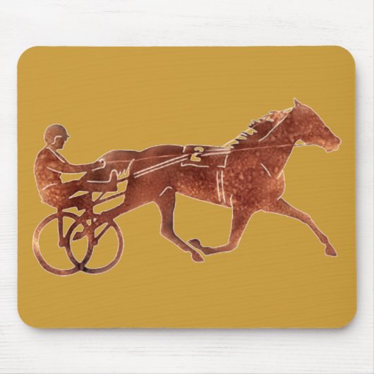 Brown-Schrittmacher-Silhouette Mousepad (Vorne)