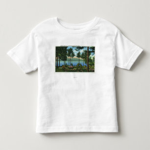 Brown-Schwan-Park-Ansicht des Sees Kleinkind T-shirt