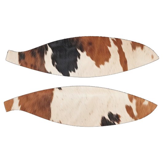 Brown Schwarz-weiß Cowhide Basketball (Panele)