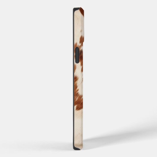 Brown Schwarz-weiß Cowhide Case-Mate iPhone Hülle (Rückseite / Rechts)
