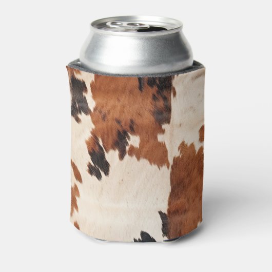 Brown Schwarz-weiß Cowhide Dosenkühler (Kanne Rückseite)