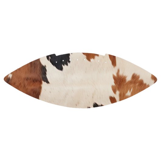 Brown Schwarz-weiß Cowhide Football (Panel)