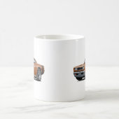 Brown-Schwarzes Auto 1968 Coronet Funktelegrafie Kaffeetasse (Mittel)