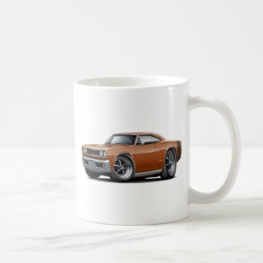 Brown-Schwarzes Auto 1968 Coronet Funktelegrafie Kaffeetasse (Rechts)