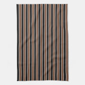 Brown, Schwarzweiss-Streifen Geschirrtuch (Vertikal)