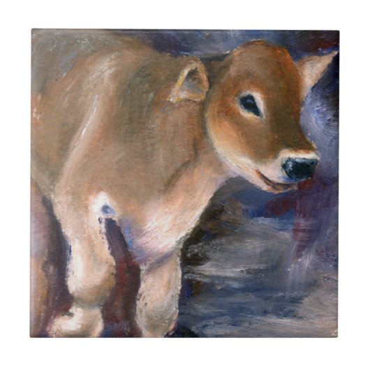 Brown-Schweizer-Kalb-Fliese Fliese (Vorderseite)